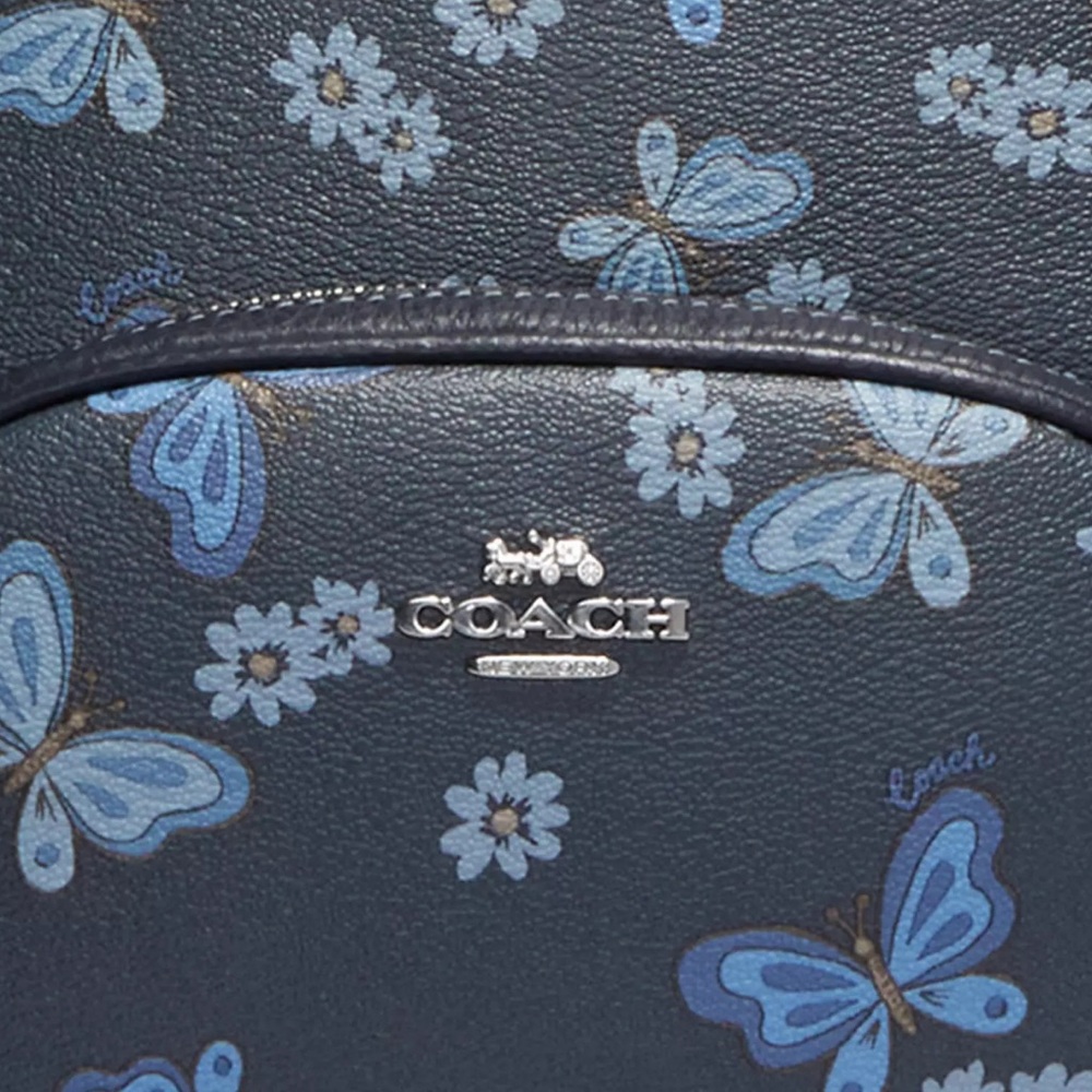 COACH NEW Court Backpack With Lovely Butterfly Print please make offers 🦋💙 - Picture 5 of 7